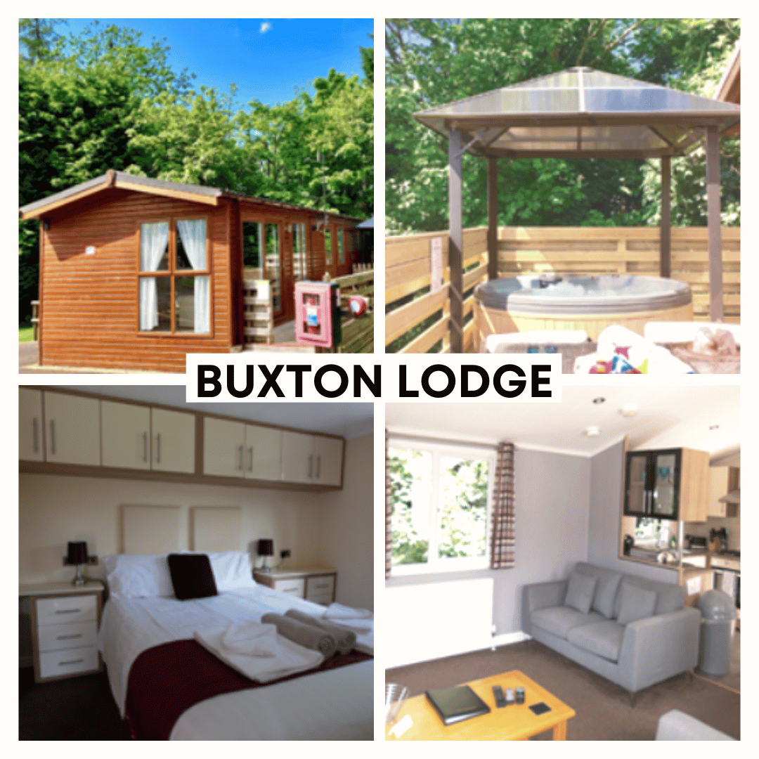 Our Buxton Lodge here at Longnor Wood